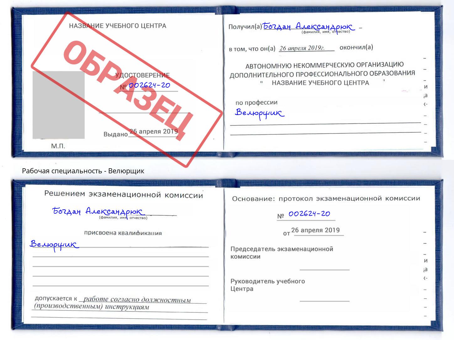 Велюрщик Барнаул